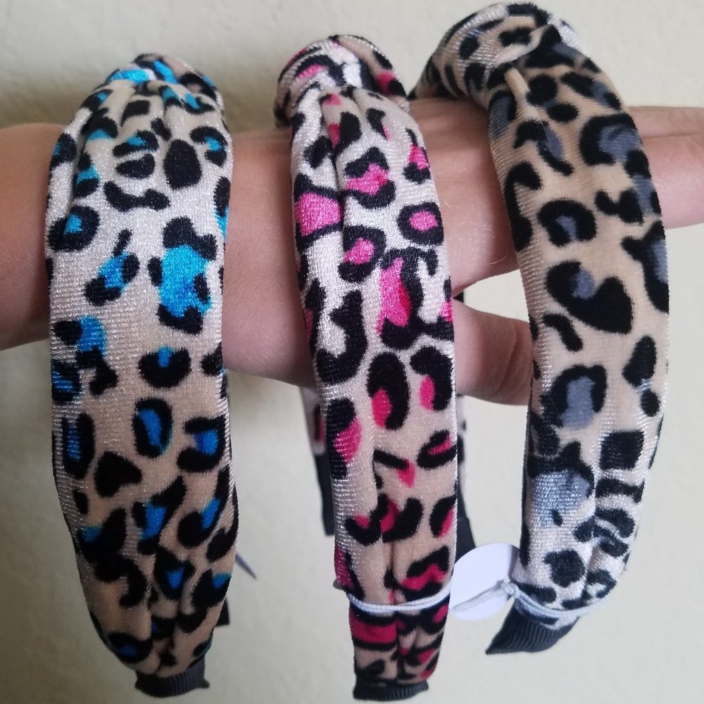 Cheetah Headbands - Picture 3 of 3